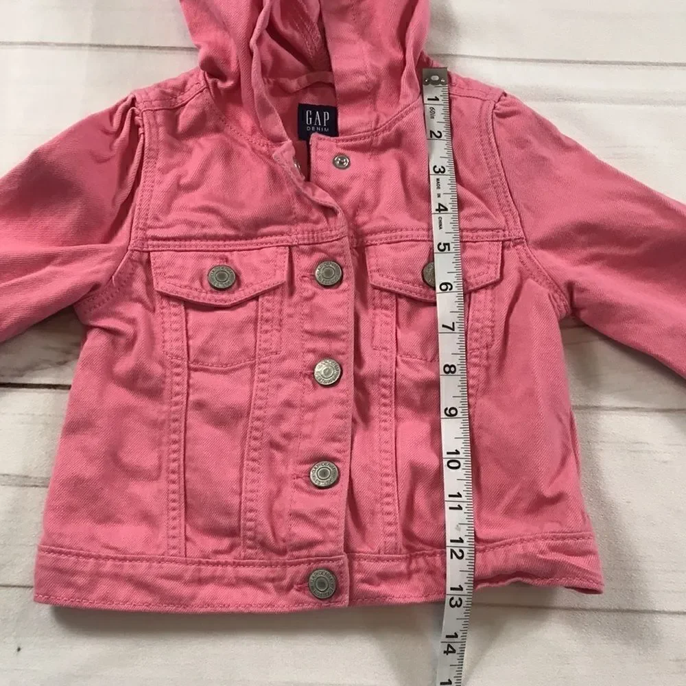 Gap Girl's Denim Hooded Jacket